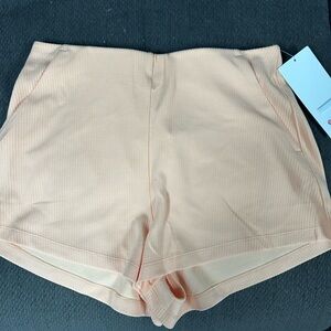 LULULEMON Peach Ribbed Shorts